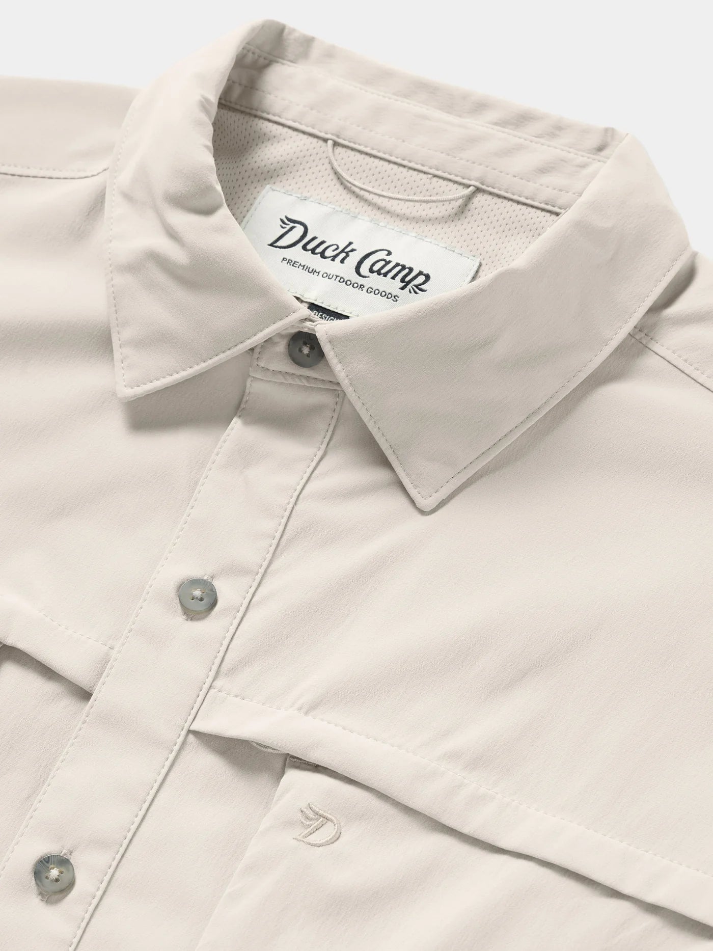 Lightweight Fishing Shirt Short Sleeve - Birch - Image 5