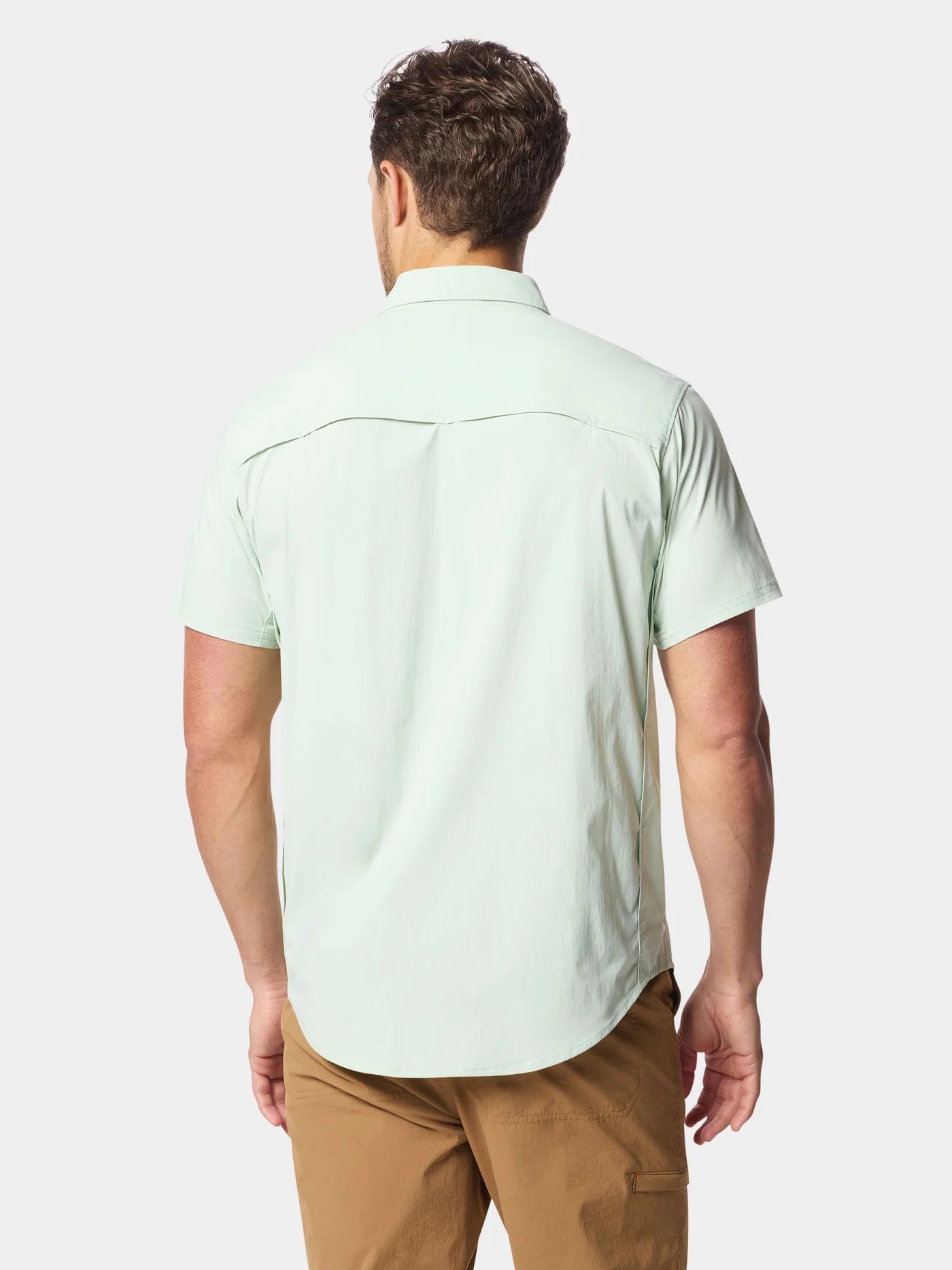 Lightweight Fishing Shirt Short Sleeve - Seafoam - Image 3