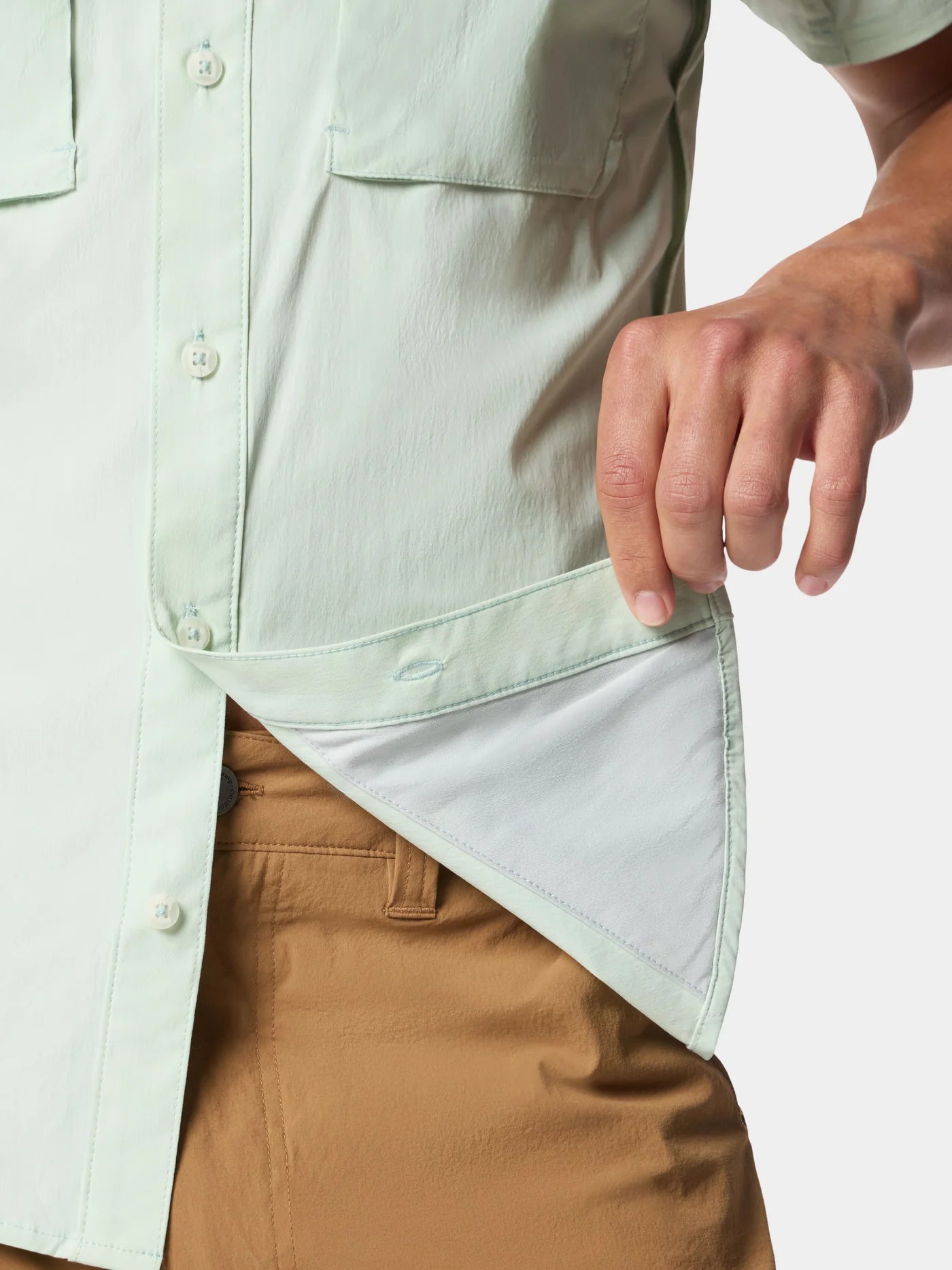 Lightweight Fishing Shirt Short Sleeve - Seafoam - Image 5