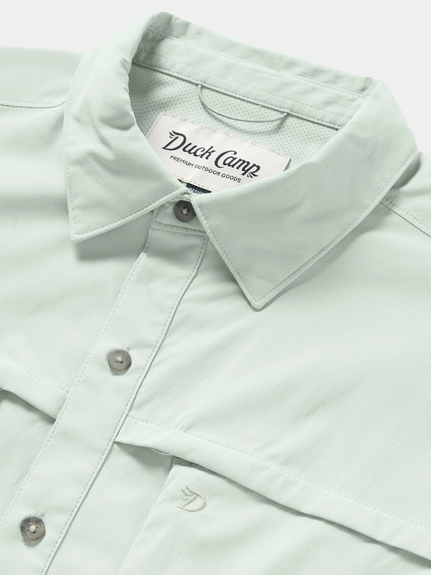 Lightweight Fishing Shirt Short Sleeve - Seafoam - Image 6