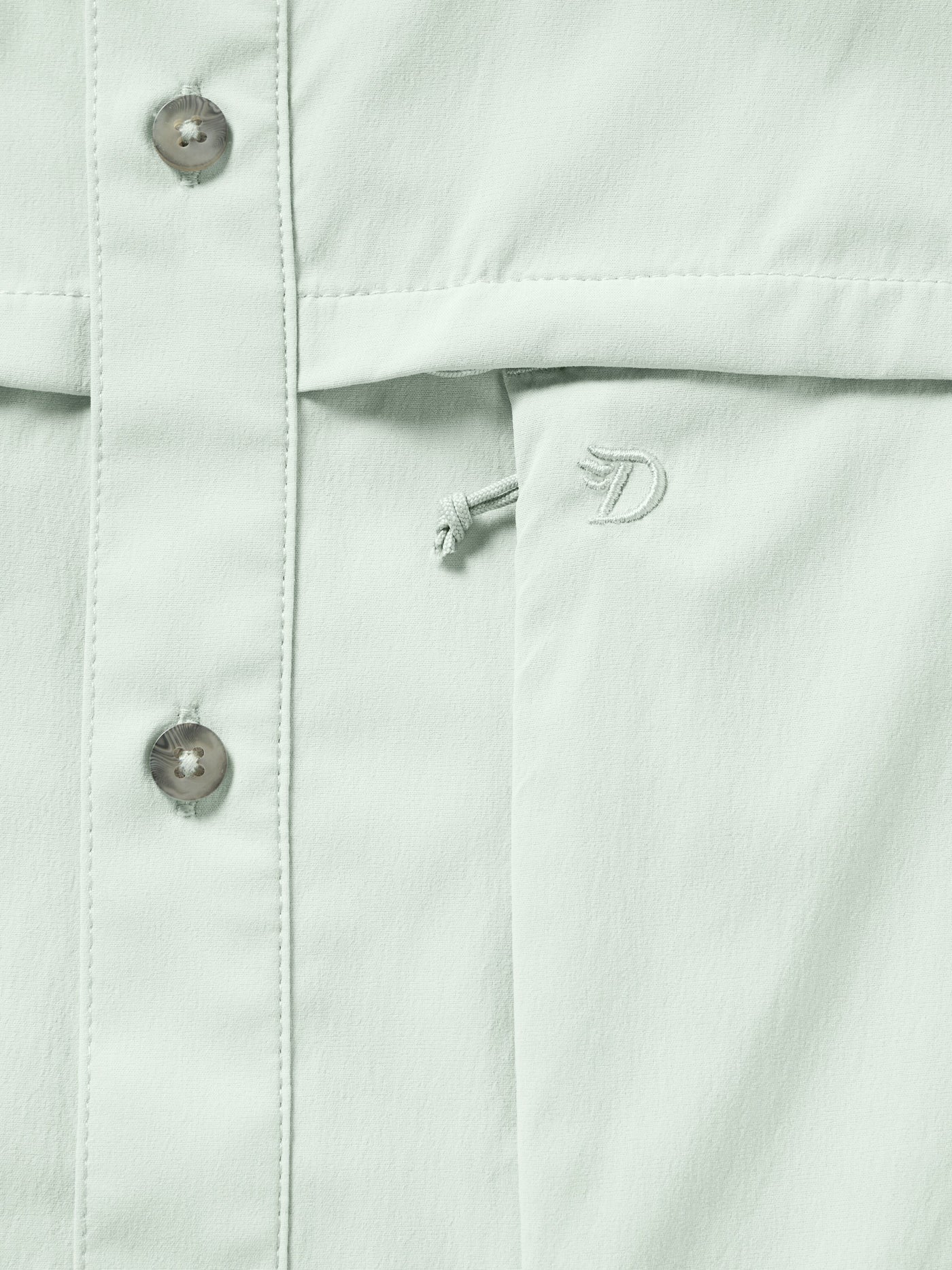 Lightweight Fishing Shirt Short Sleeve - Seafoam - Image 7