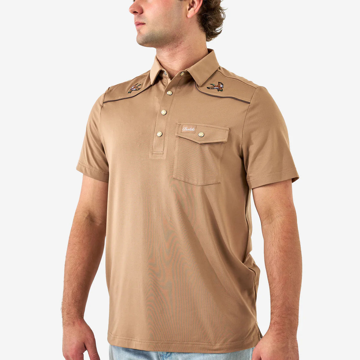 Pearl Snap Performance Polo - Mallards