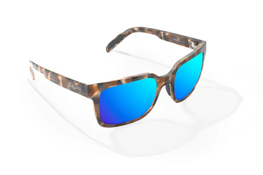 Paila Tan Rock Gloss with Blue Mirror Glass Lenses