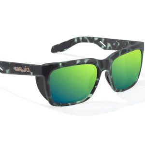 Palehorse Green Tort Matte with Green Mirror Glass Lenses