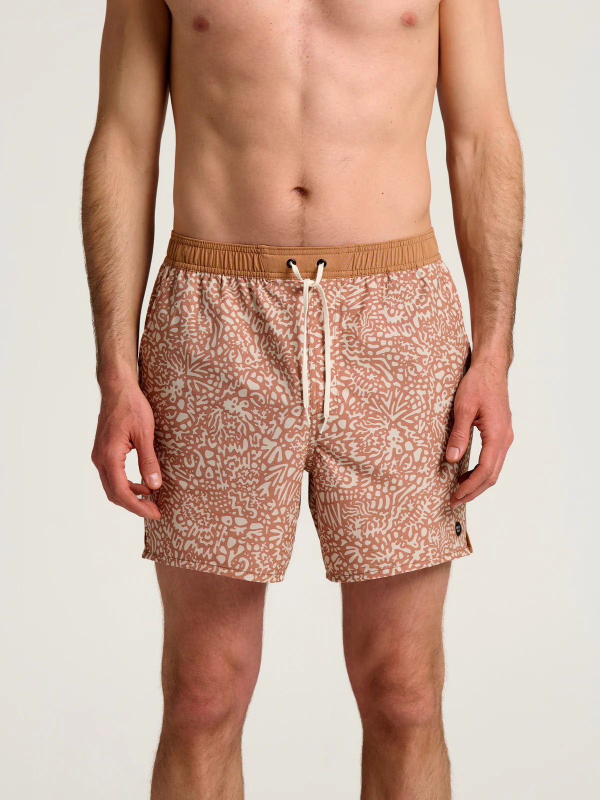 Men's Palmera Elastic Broadshort - Drifter Print Canyon Clay