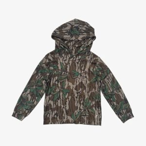 Youth CoolShade™ Mack Performance Hoodie UPF 50+ - Mossy Oak® Greenleaf