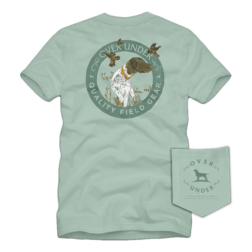 Pointer Hunting S/S Tee - Green Tea