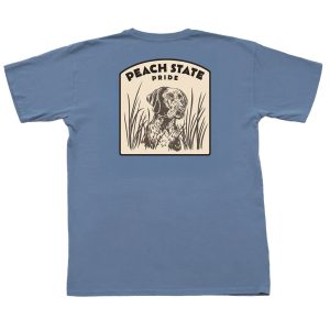The Pointer Patch Short Sleeve Pocket Tee - Denim