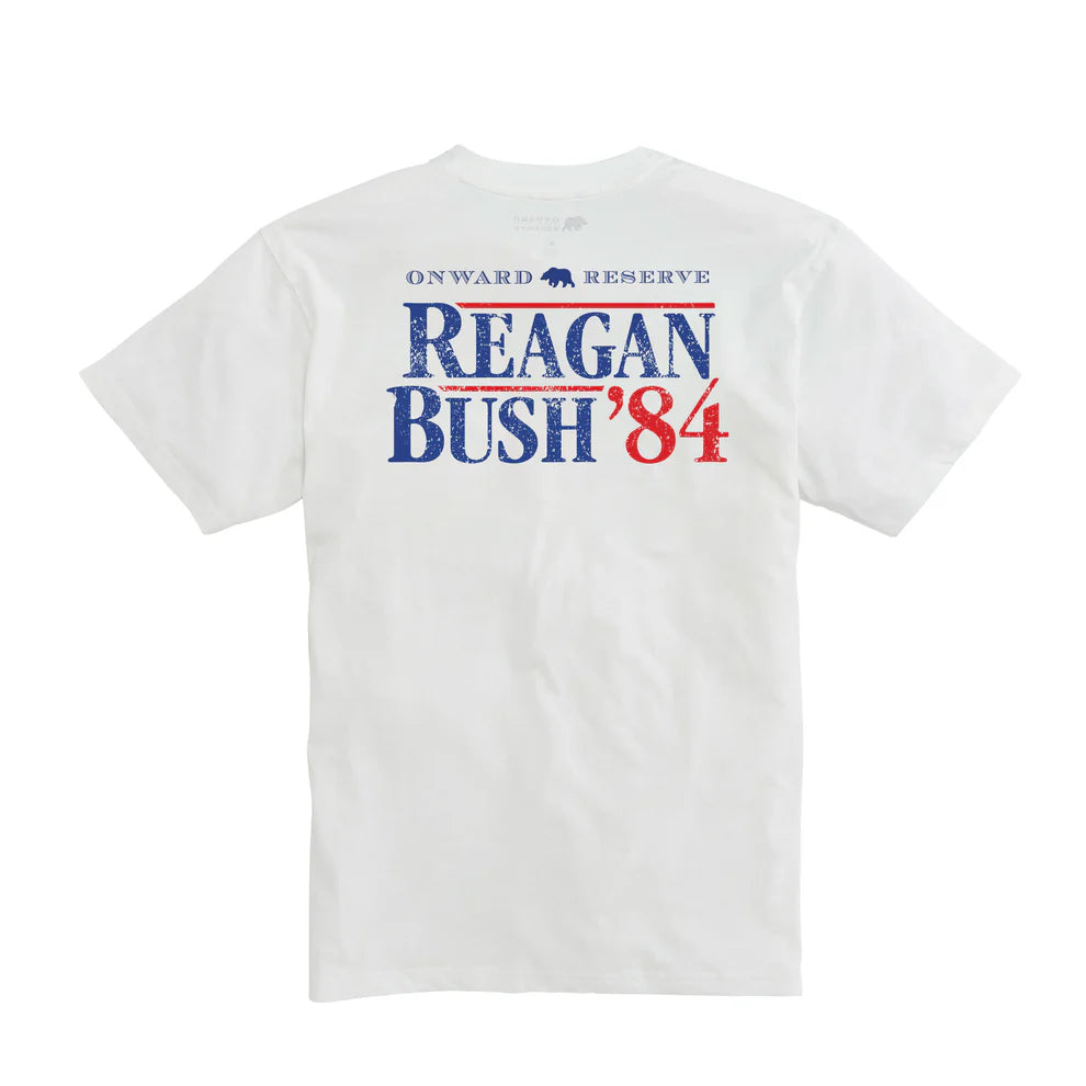 Reagan Bush '84 Tee - White