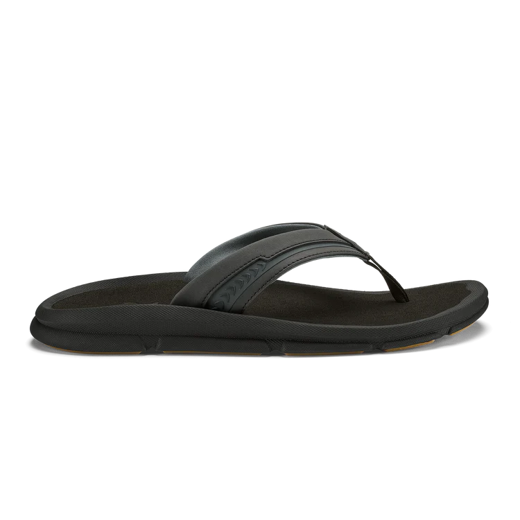 Men's 'Akeu Beach Sandal- Black