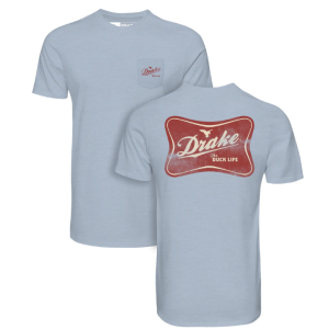 The Drake Life Short Sleeve Tee - Cerulean Light Heather