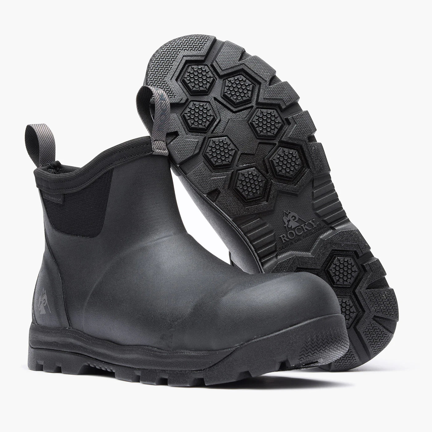 Rocky Composite Backlands Rubber Outdoor Boot - Black