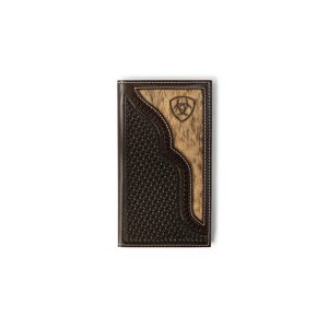 Ariat Rodeo Chocolate Calf Hair - Accessories Wallet