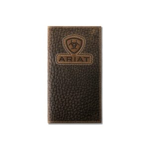 Ariat Rodeo Inlay Patch Rodeo Wallet - Brown