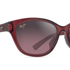 Punono Shiny Transparent Burgundy w/ Maui Rose® Lenses
