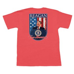 Reagan True American Short Sleeve Pocket Tee - Nantucket Red