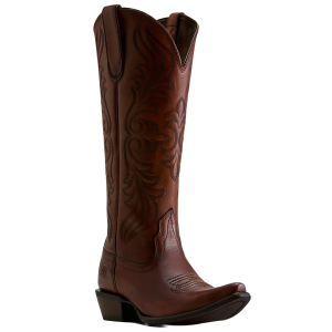 Ariat Ladies Calera Leather X Toe Western Boot - Whiskey