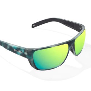 Rigolets Light Blue Water Matte with Green Mirror Glass Lenses