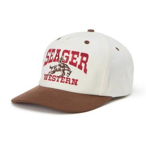 Rodeo Snapback Cream & Brown