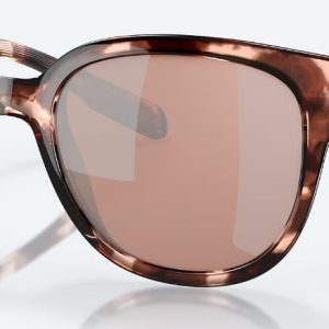 Salina Coral Tortoise Copper Silver Mirror