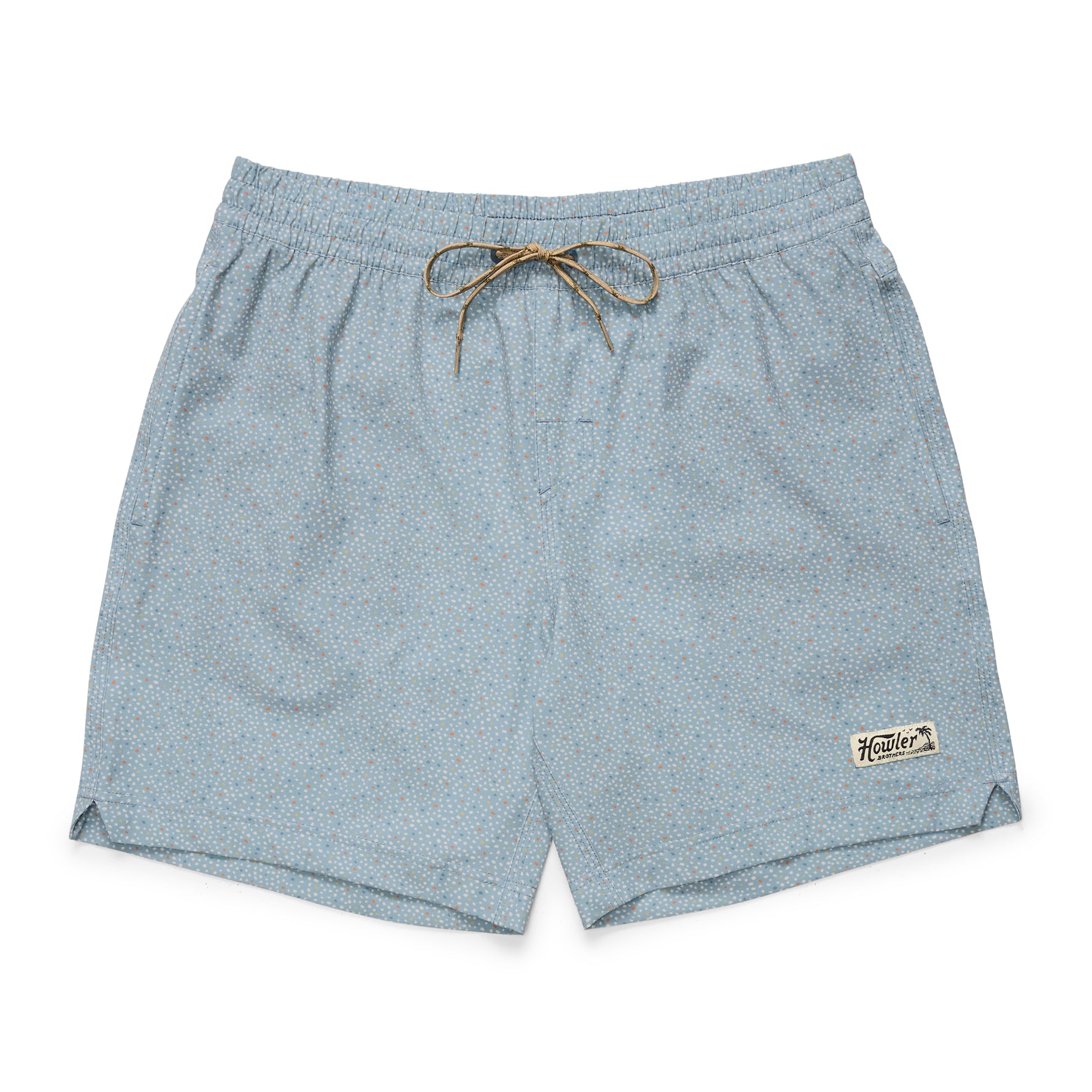 Deep Set Boardshorts - Lotsa Dots - Pool Blue