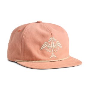 Unstructured Snapback Hat - Fresh Catch - Dusty Pink