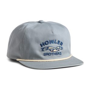 Unstructured Snapback Hat - Lone Gull - Stone Blue