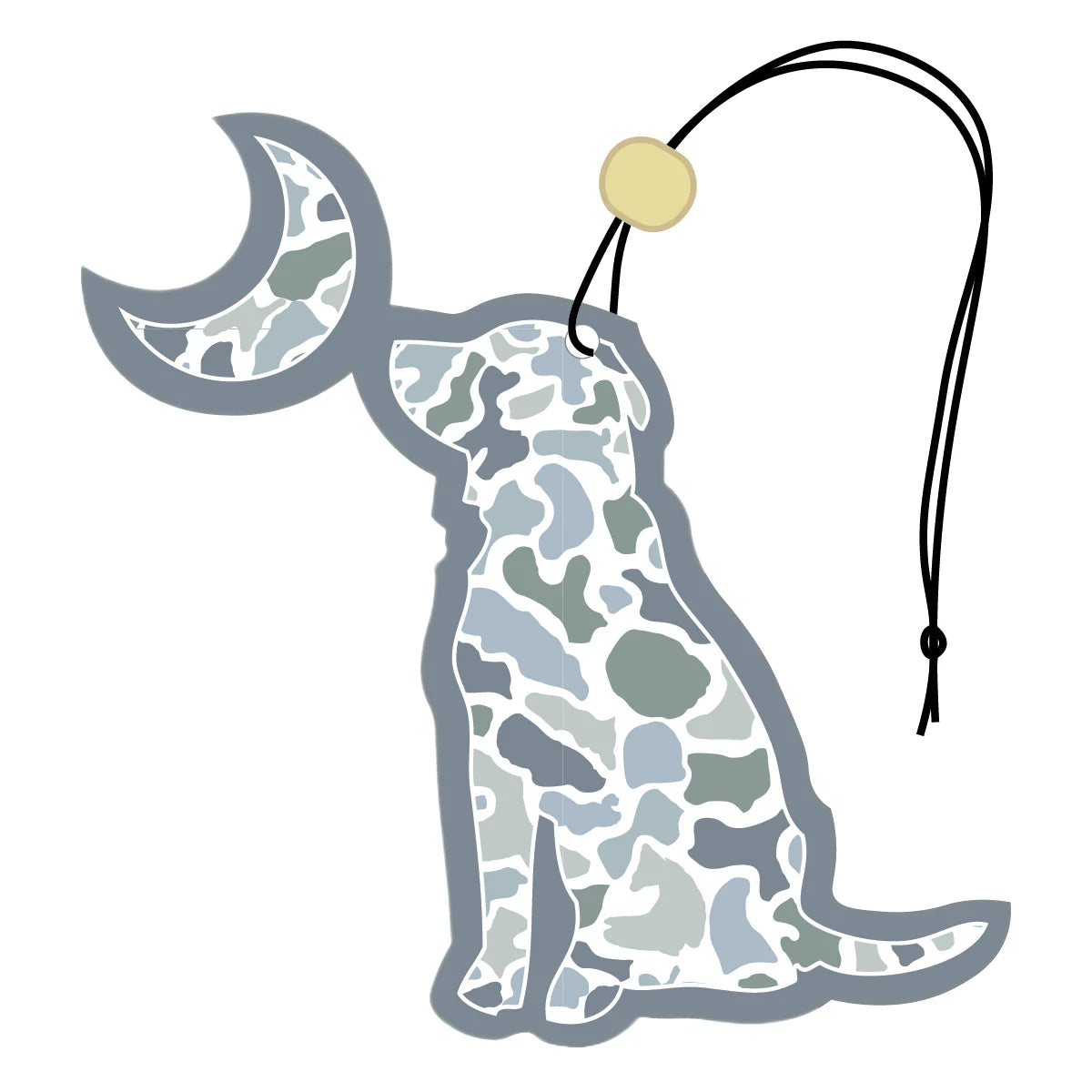 LCF Coast Dog & Moon Air Freshener (Copy)