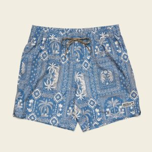 Deep Set BoardShorts - Palmetto Phrophecy - Storm Blue