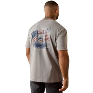 Rebar Cotton Strong Dawg T-Shirt - Heather Grey