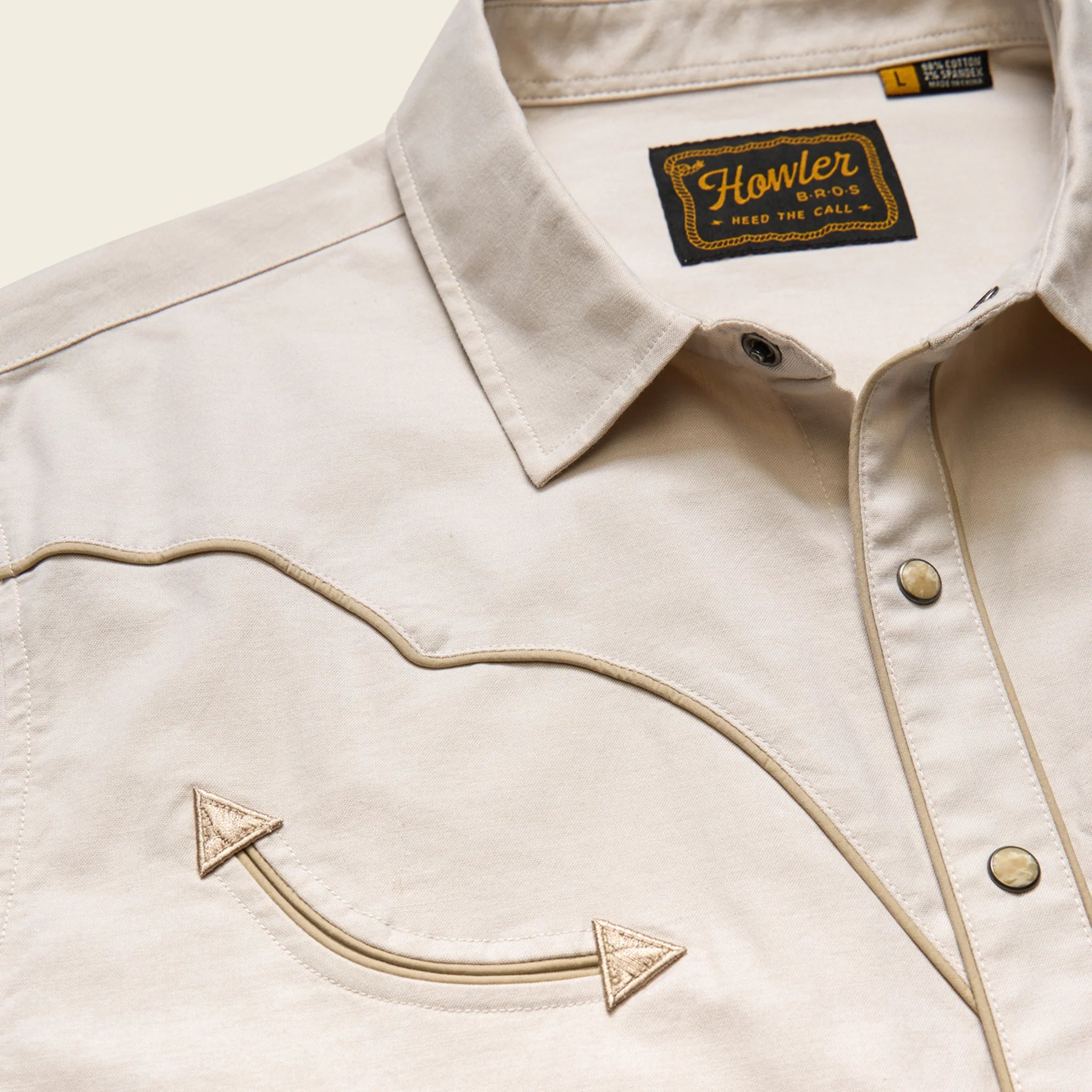 Broncbuster Snapshirt - Sand - Image 2