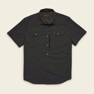 Emerger Tech SS Button Up Shirt - Antique Black