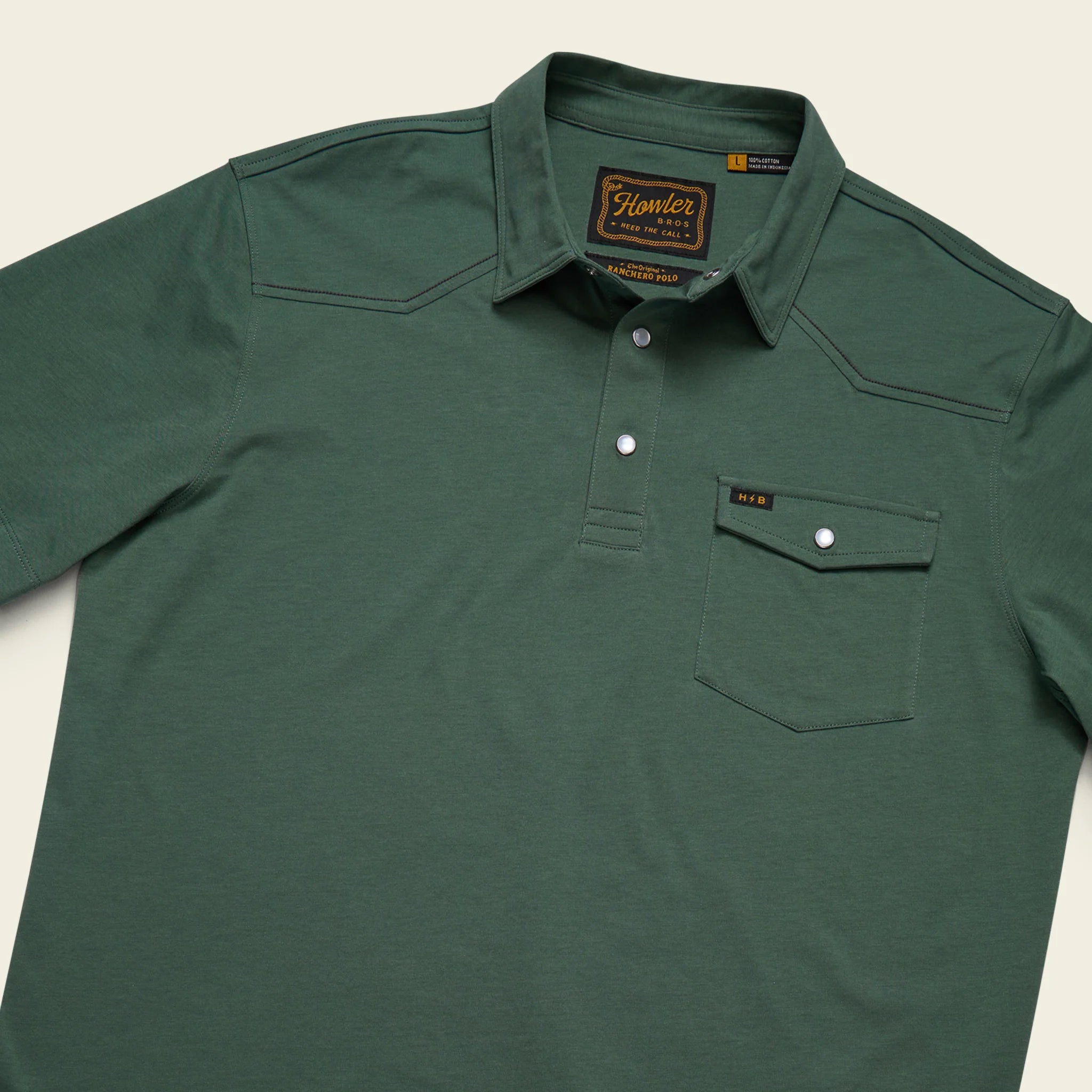 Ranchero Polo - Fern Green - Image 2