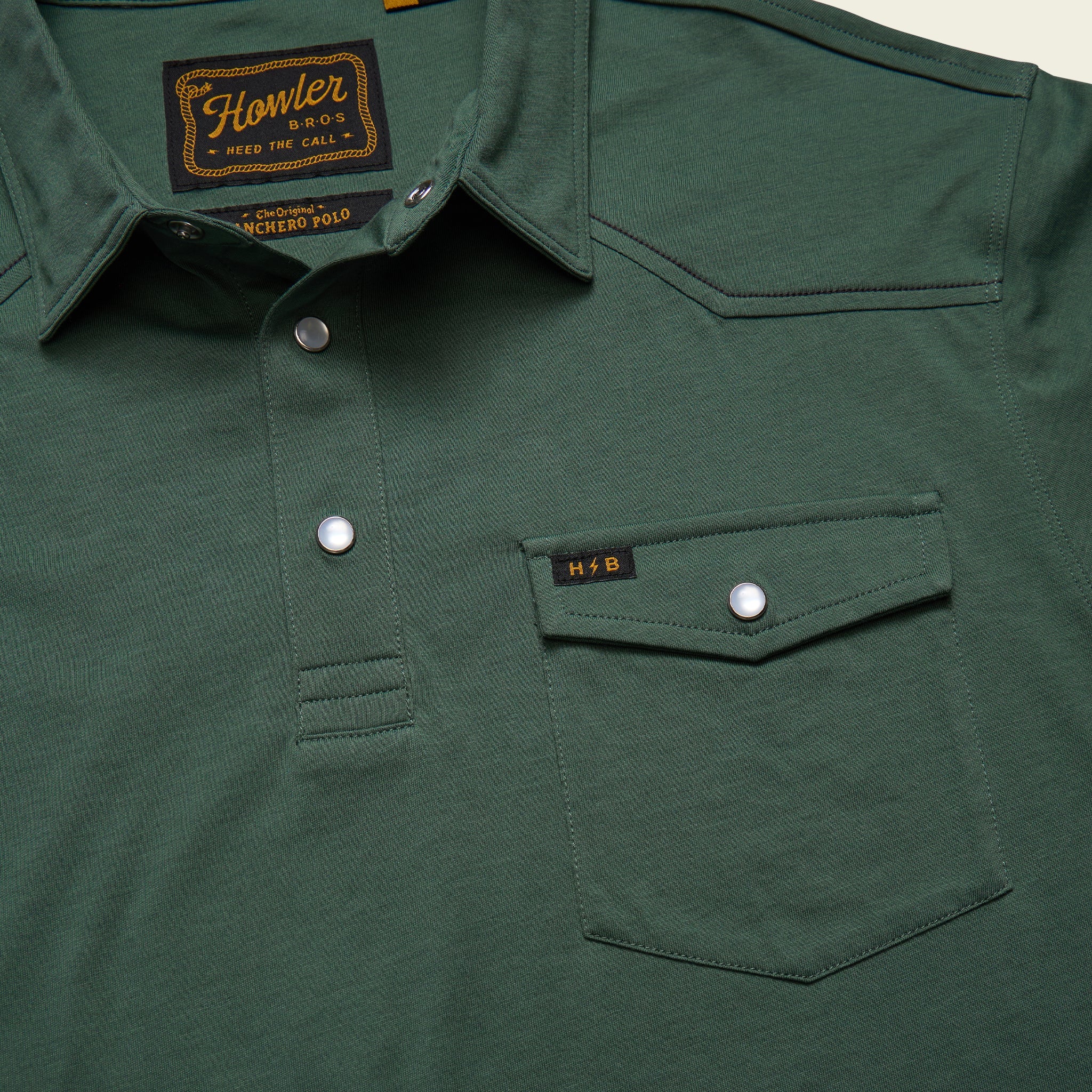 Ranchero Polo - Fern Green - Image 3