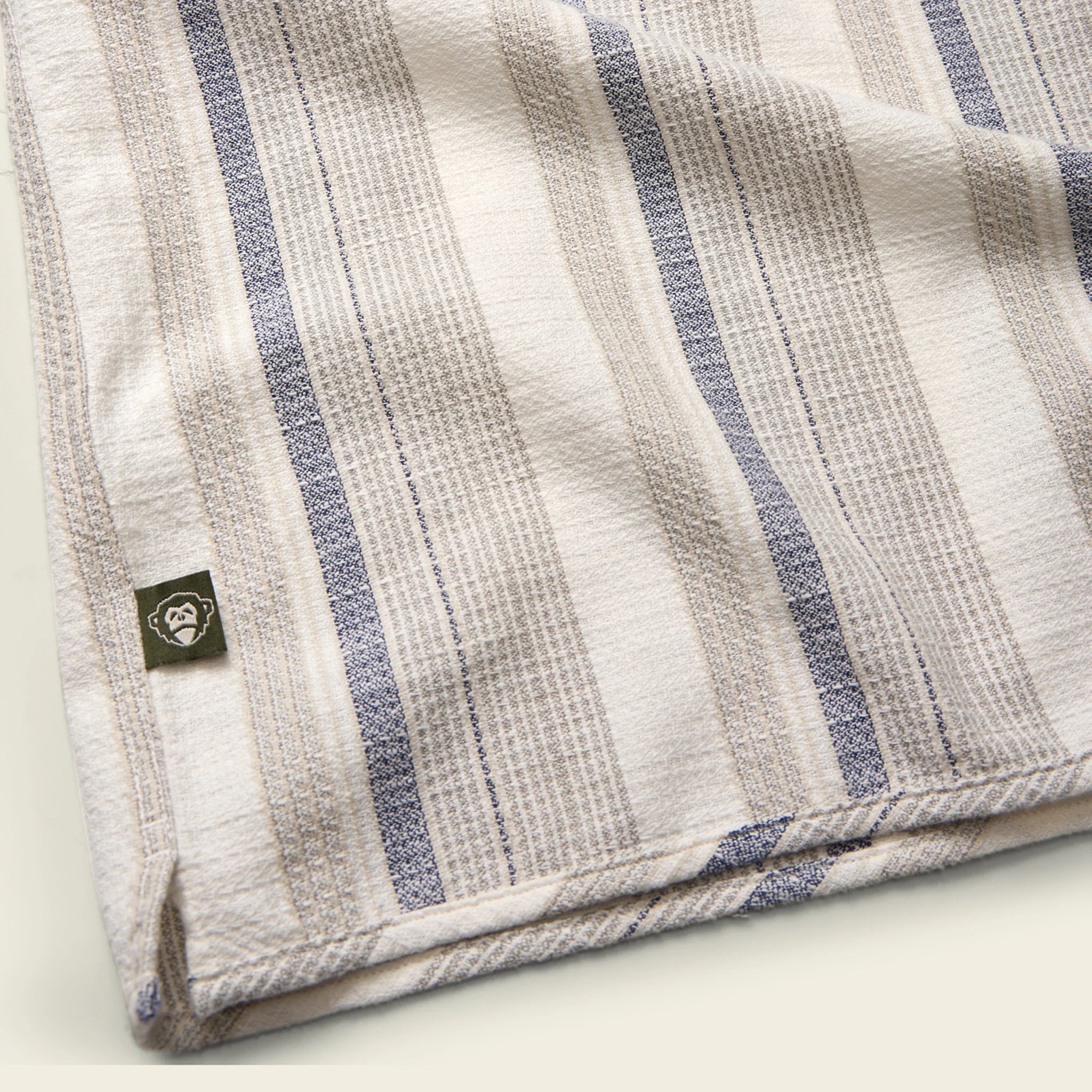 Shores Club Shirt - Old Bill Stripe - Limestone - Image 3