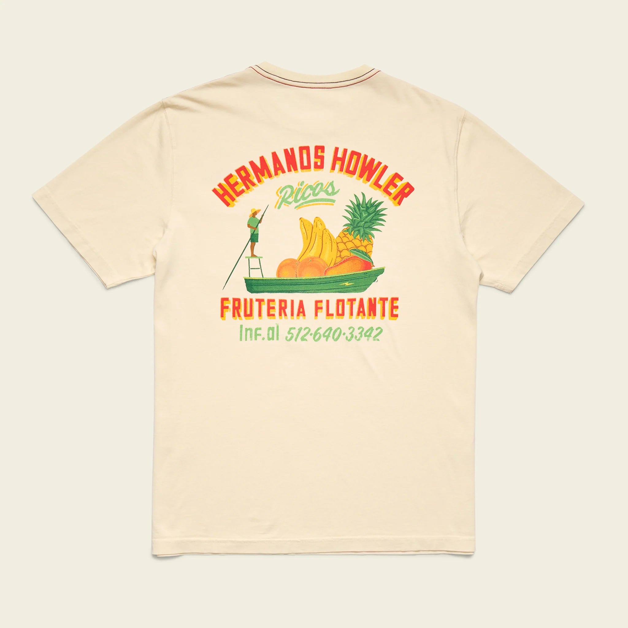 Fruteira Flotante Pocket T-Shirt - Natural