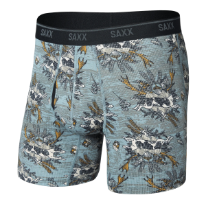 Quest Quick-Dry Mesh Performance Boxer Brief 6" - Hunting Pine