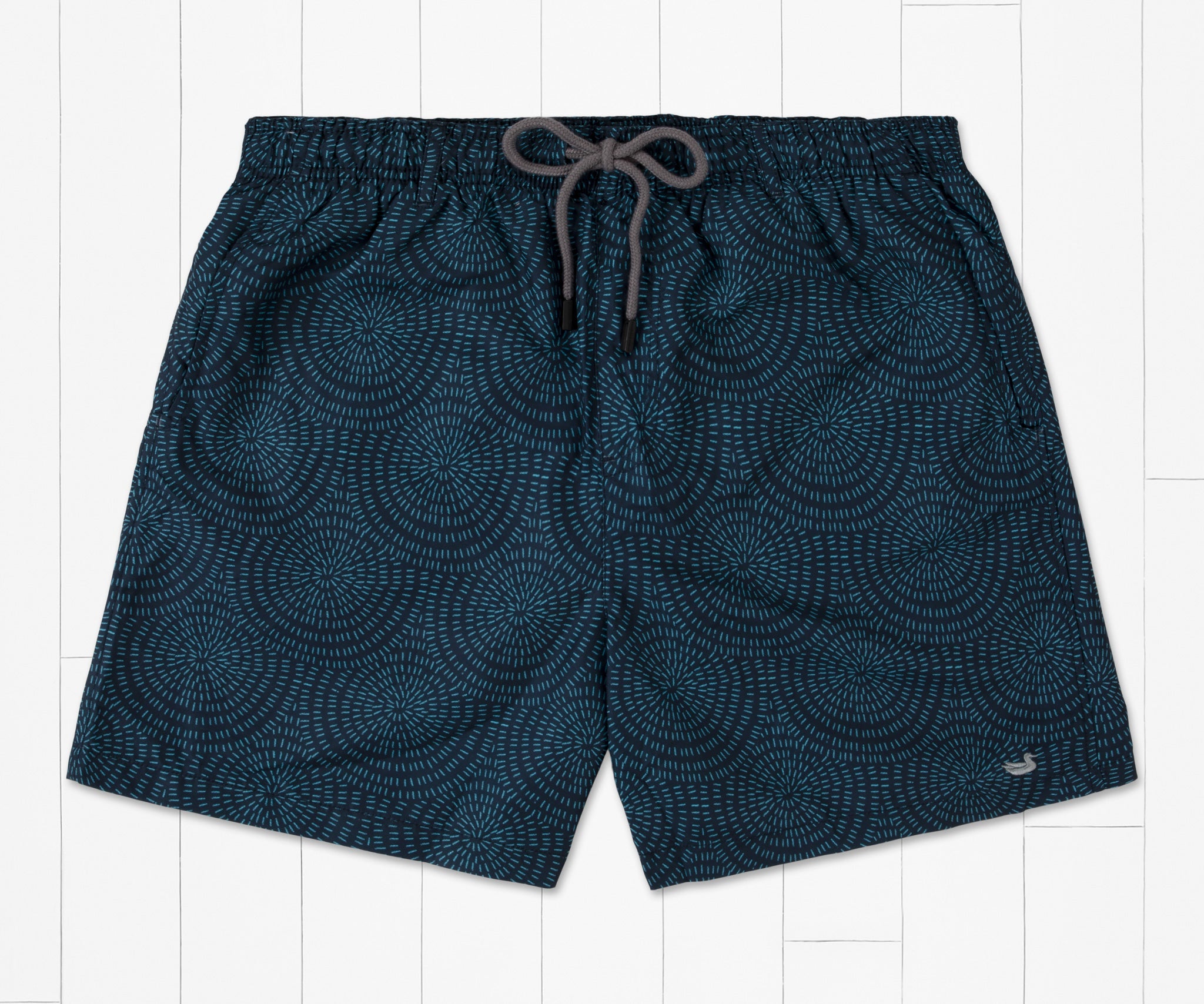 Bodrum Straits Lined Swim Trunk Navy