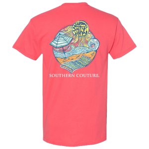 Sunny Salty Happy- Coral