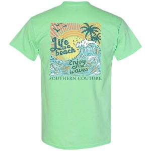 Life's a Beach- Mint Green