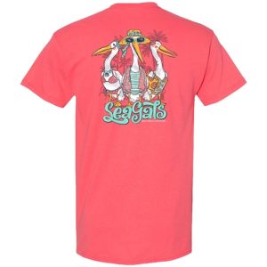 Seagals Tee - Coral