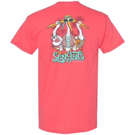 Seagals Tee - Coral