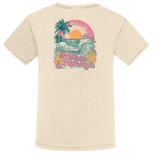Radiate Positivity Tee - Ivory