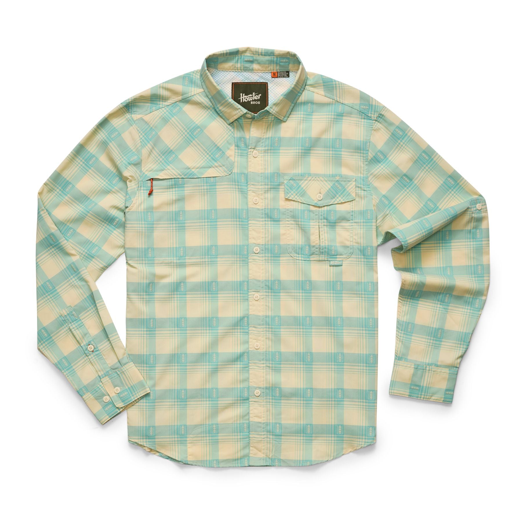 Matagorda Longsleeve - Sheldon Dobby Plaid - Parchment