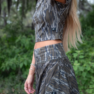 Outland Skort | Mossy Oak Bottomland Camo