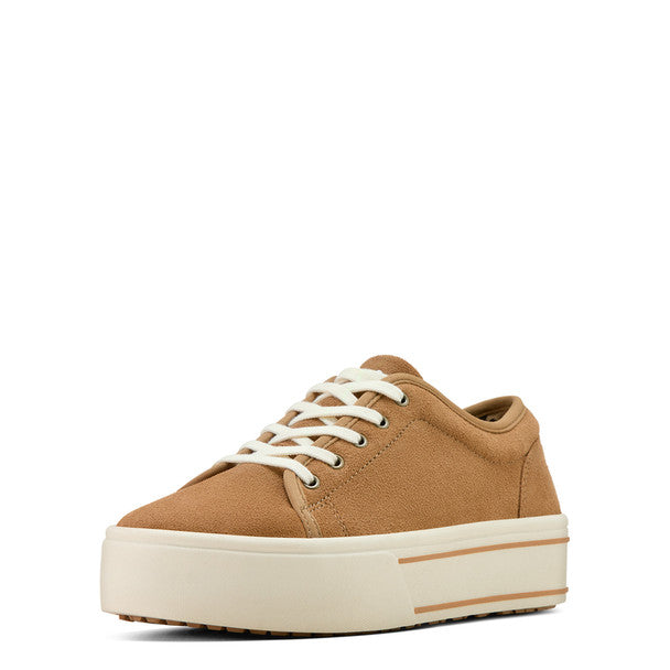Women's Skylar Shoe - Dark Tan Suede