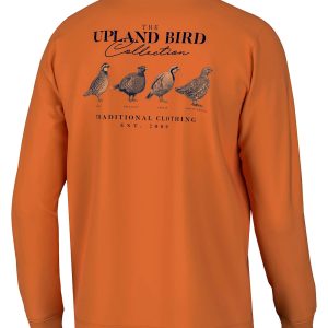 Upland Bird Collection LS Tee - Burnt Orange