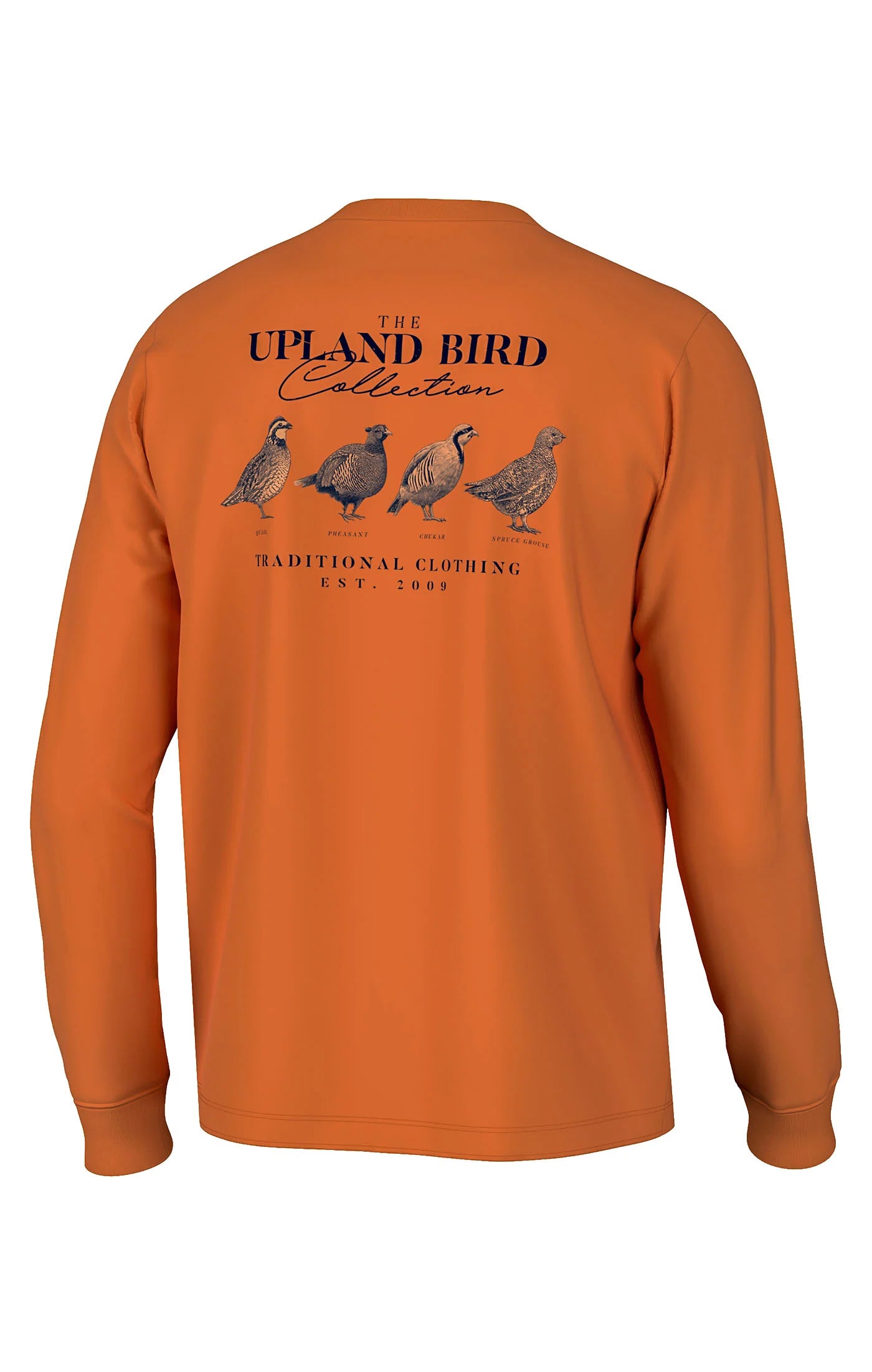 Upland Bird Collection LS Tee - Burnt Orange