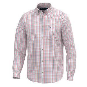Buffkin Dress Shirt - Spearmint, Plum & Pink