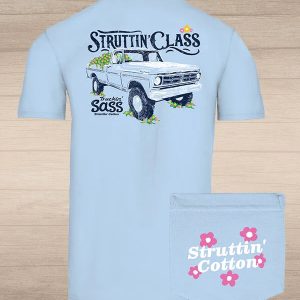 Class & Sass Tee - Blue Sky